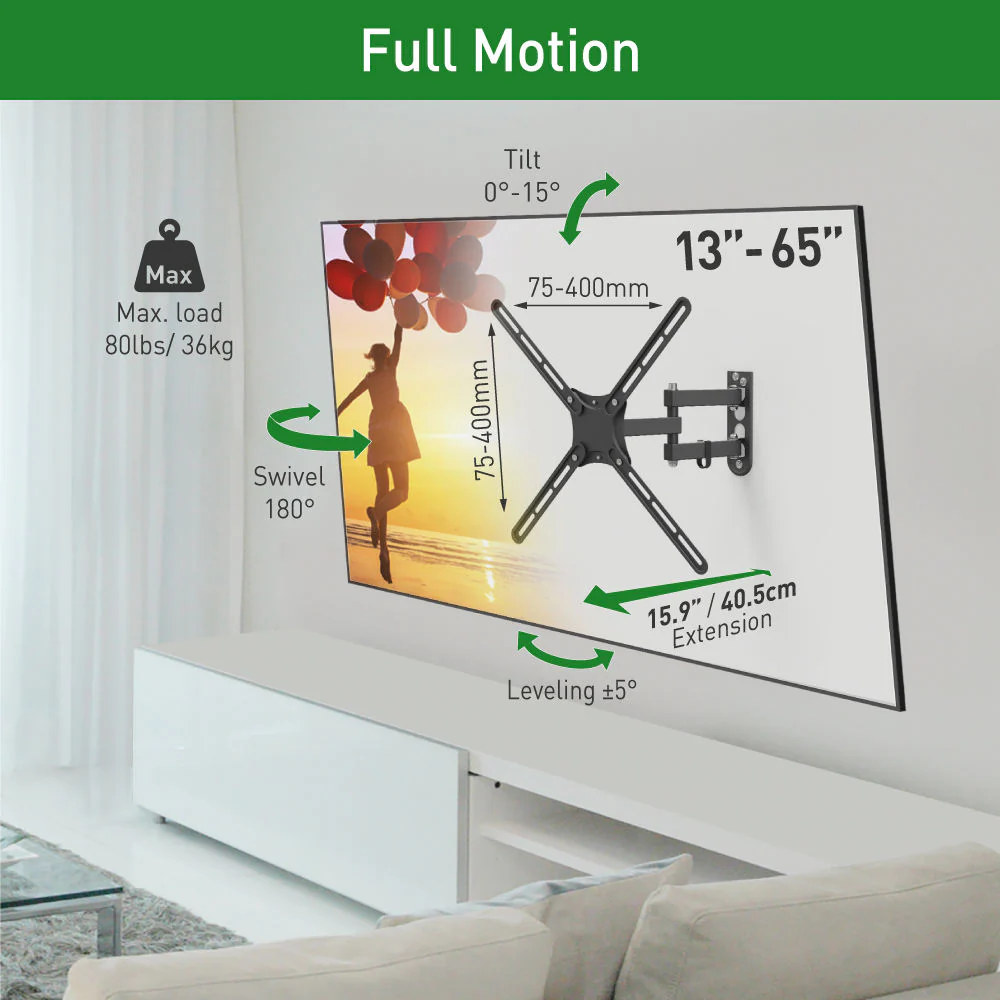 Soporte para Televisor Barkan E3433 | 13" a 65" - Image 3