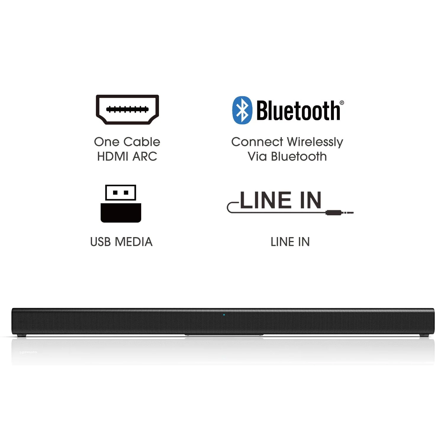 Barra de Sonido Hisense HS205 | 60W | 2.0 Canales | Bluetooth - Image 5