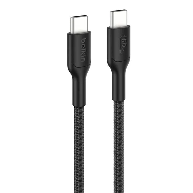 Cable Belkin USB-C to USB-C para Nintendo Switch 2 | 2.0m | Braided | 60W