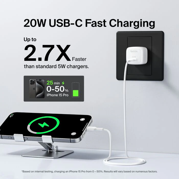 Cargador de Pared Belkin BoostCharge | 20W - Image 5