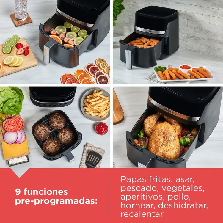 Freidora de Aire Black & Decker AFBD82-1BDLA | 7.5 Litros - Image 7