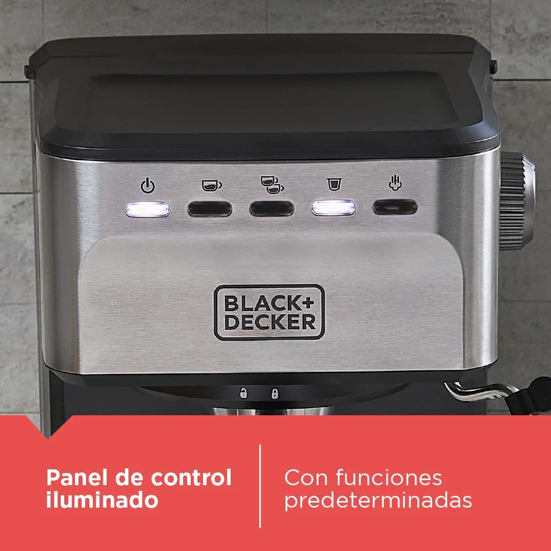 Cefetera Espresso Black & Decker EM0312-0SDLA - Image 7