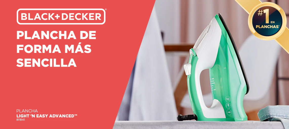 Plancha de Vapor Black & Decker IR1841 | Antiadherente - Image 5
