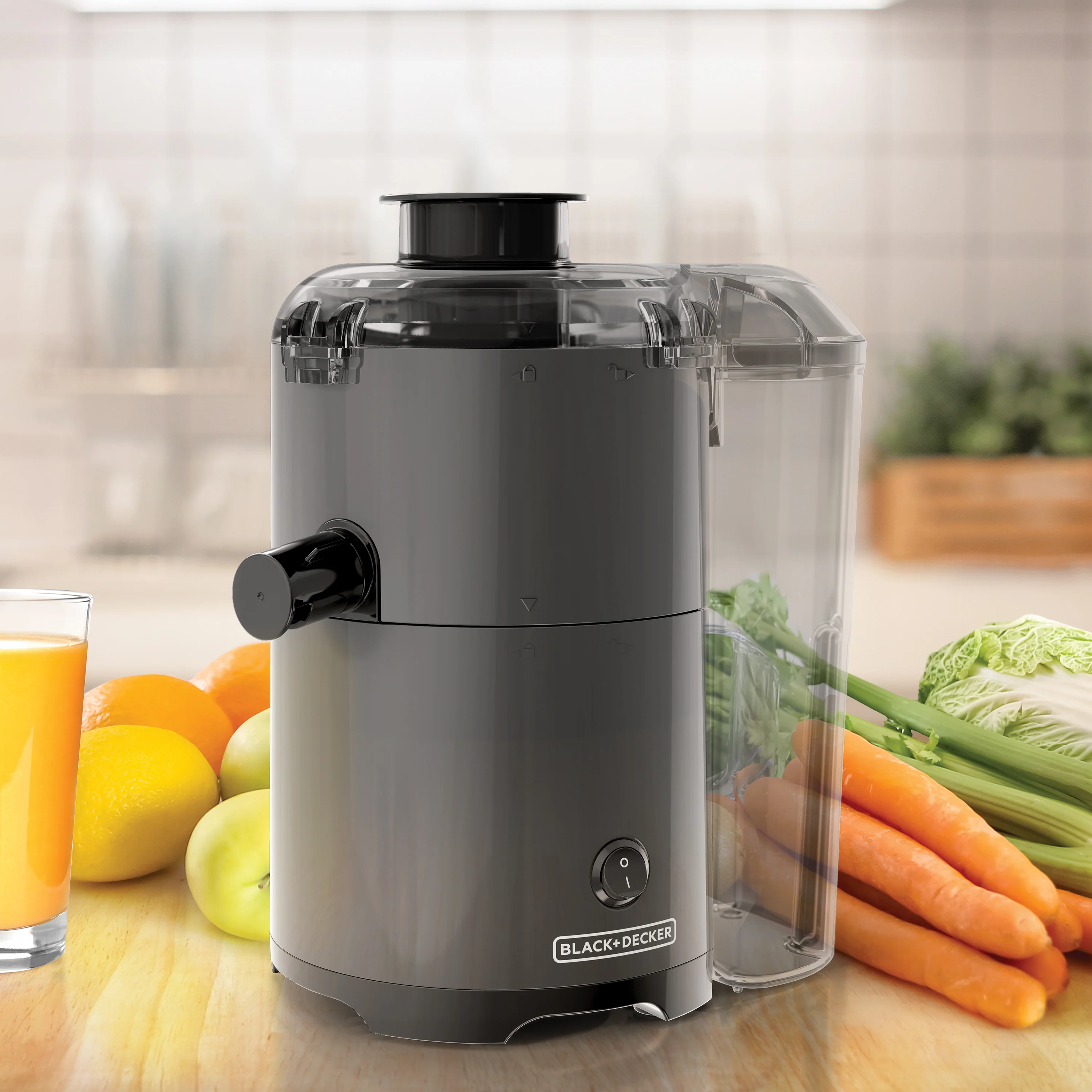 Extractor de Jugos Black Decker JE2500B | 400W | Color Gris - Image 4