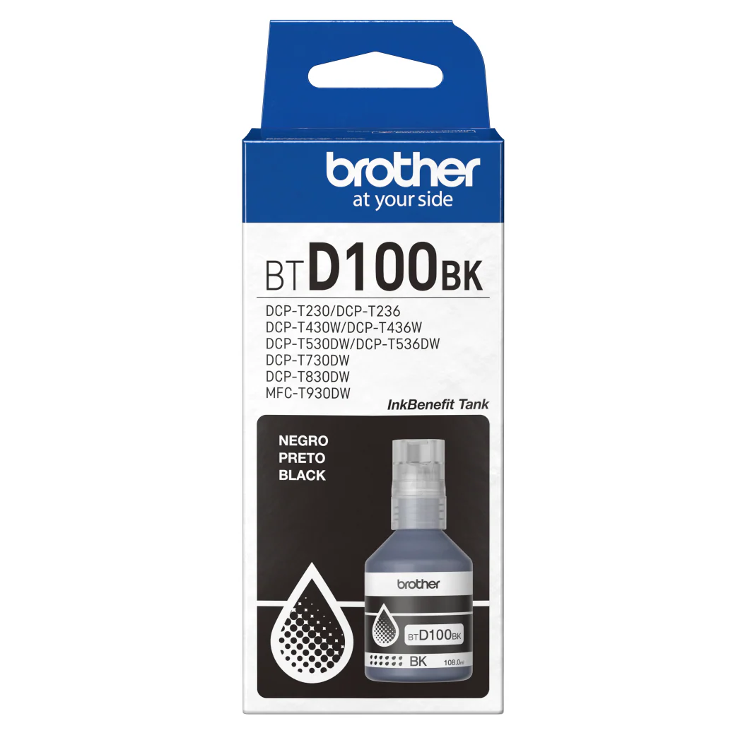Tinta Brother Serie 30 | Negro | Botella - Image 2