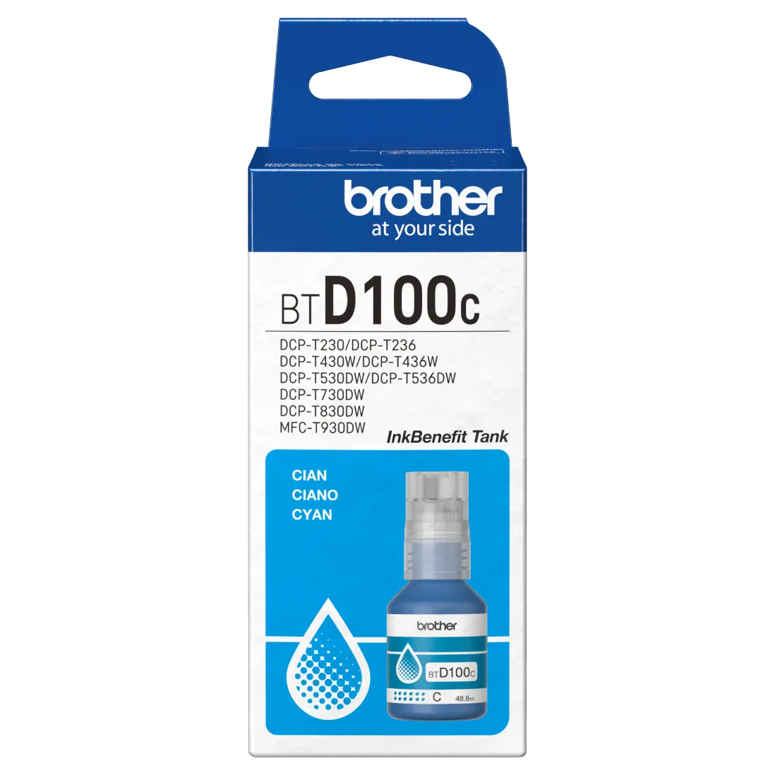 Tinta Brother Serie 30 | Cian | Botella - Image 2