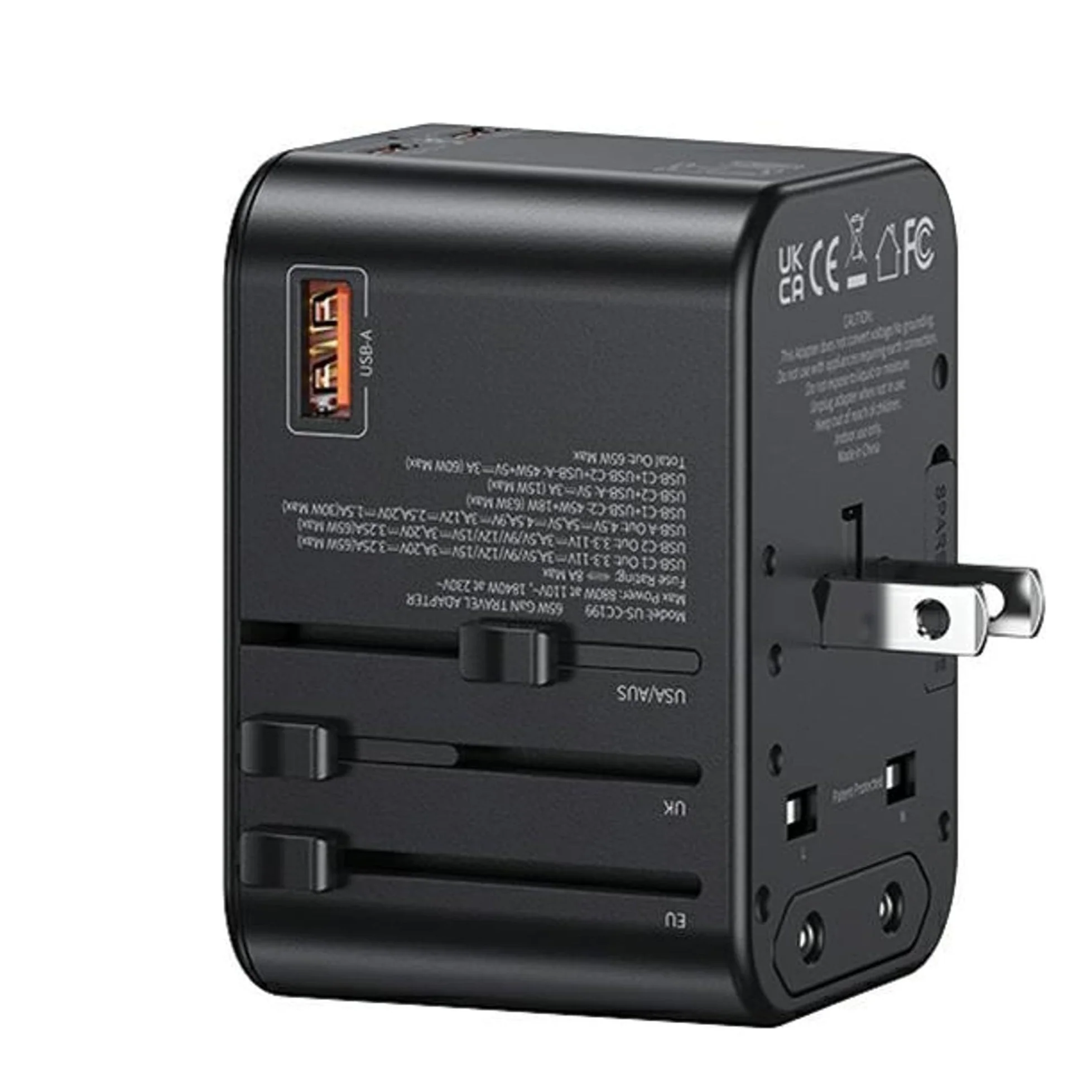 Adaptador Universal de Viaje CC199TC01 | USB-C | 65W - Image 2