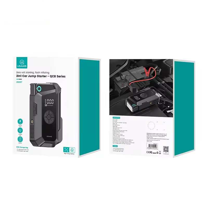 Arrancador de Batería de Auto Dragon Tech USAMS ZB287 | 2 en 1 | 60W - Image 4