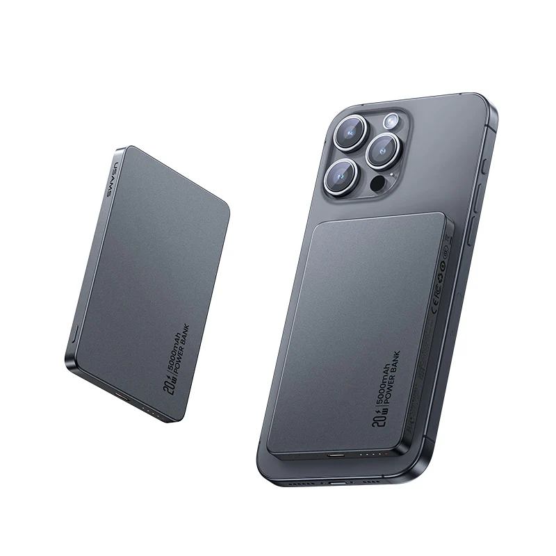 BaterÍa Portátil Magnetica 5KCD23102 | 5000MAh | Carga Rápida | Color Titanio - Image 2