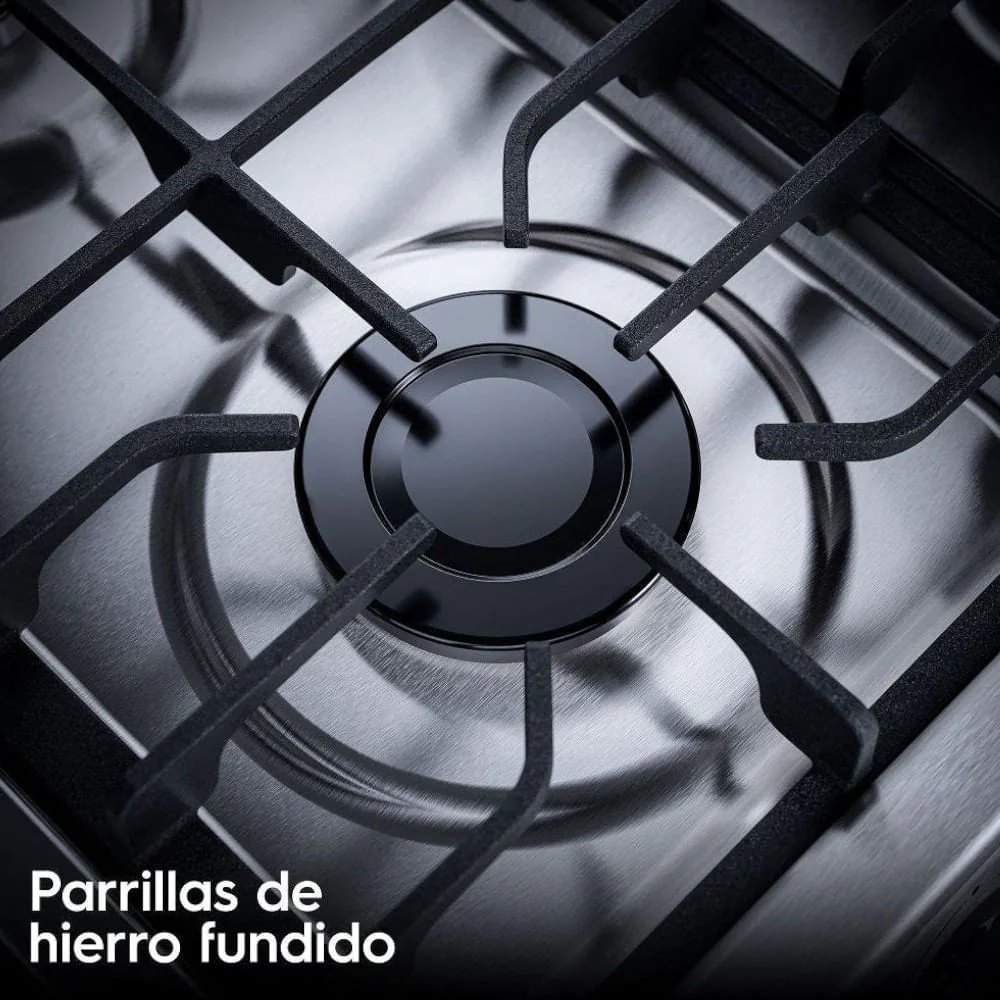 Estufa a Gas Frigidaire FKGN30C3FYI | 30" | 6 Quemadores | Acero Inoxidable | Tapa de Vidrio - Image 5