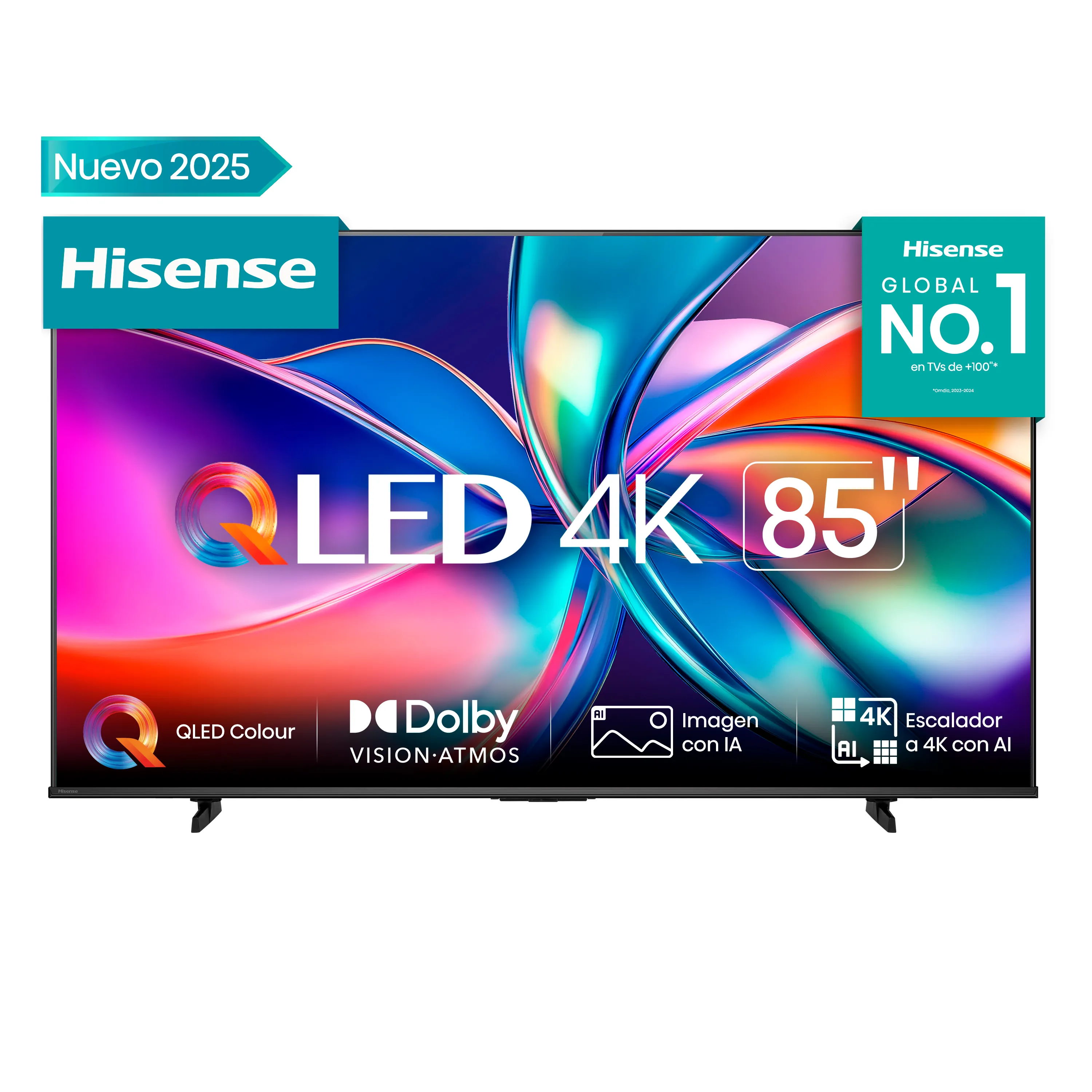 Televisor Hisense QLED 85Q6QV | 85" | 4K | VIDAA | HDMI | USB | DVB-T - Image 2