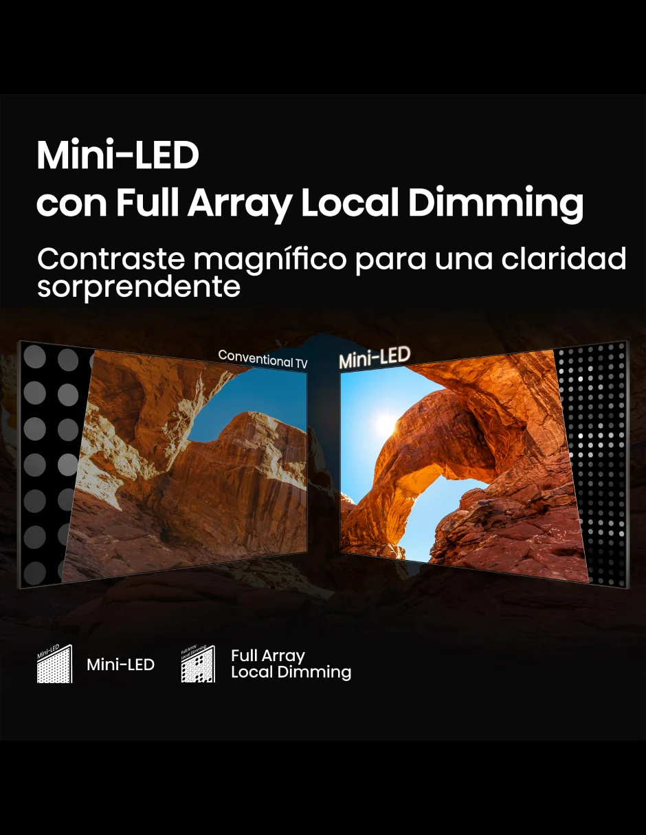 Televisor Hisense ULED MiniLED 85U7QG | 85" | 4K | Google TV | USB | HDMI - Image 8