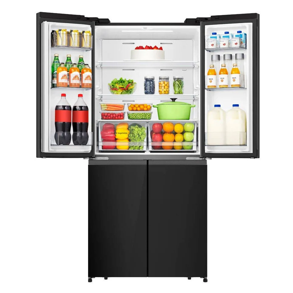 Refrigeradora Hisense RQ5P470NA1A | 17 Pies cúbicos | Crossdoor | Inverter | Black | 4 Door - Image 3