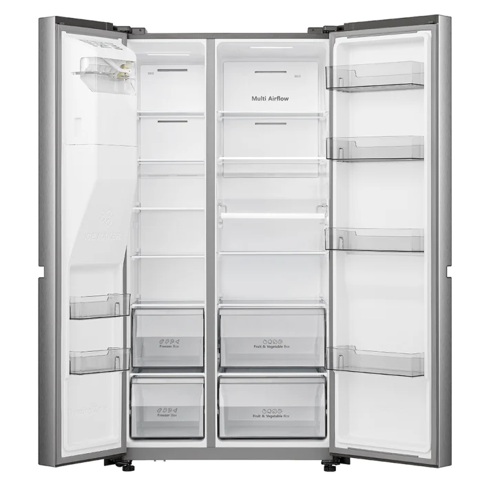Refrigeradora Hisense RS223SV5A | Inverter | Side By Side | 22.9 pies cúbicos | Dispensador de Agua - Image 5