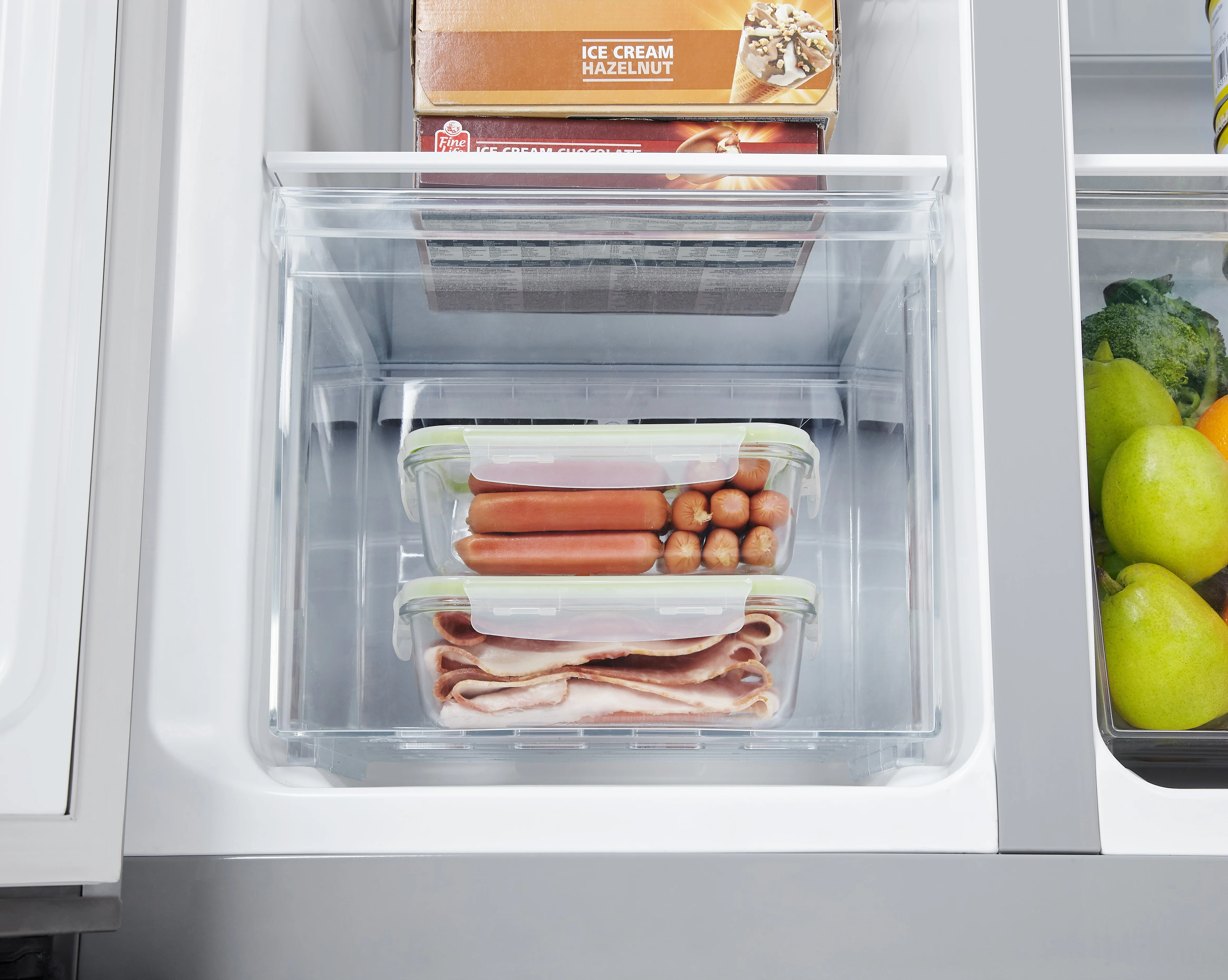 Refrigeradora Hisense RS3P428NEDA2 | Side by Side | 15.6 ft³ | Silver | Inverter - Image 3