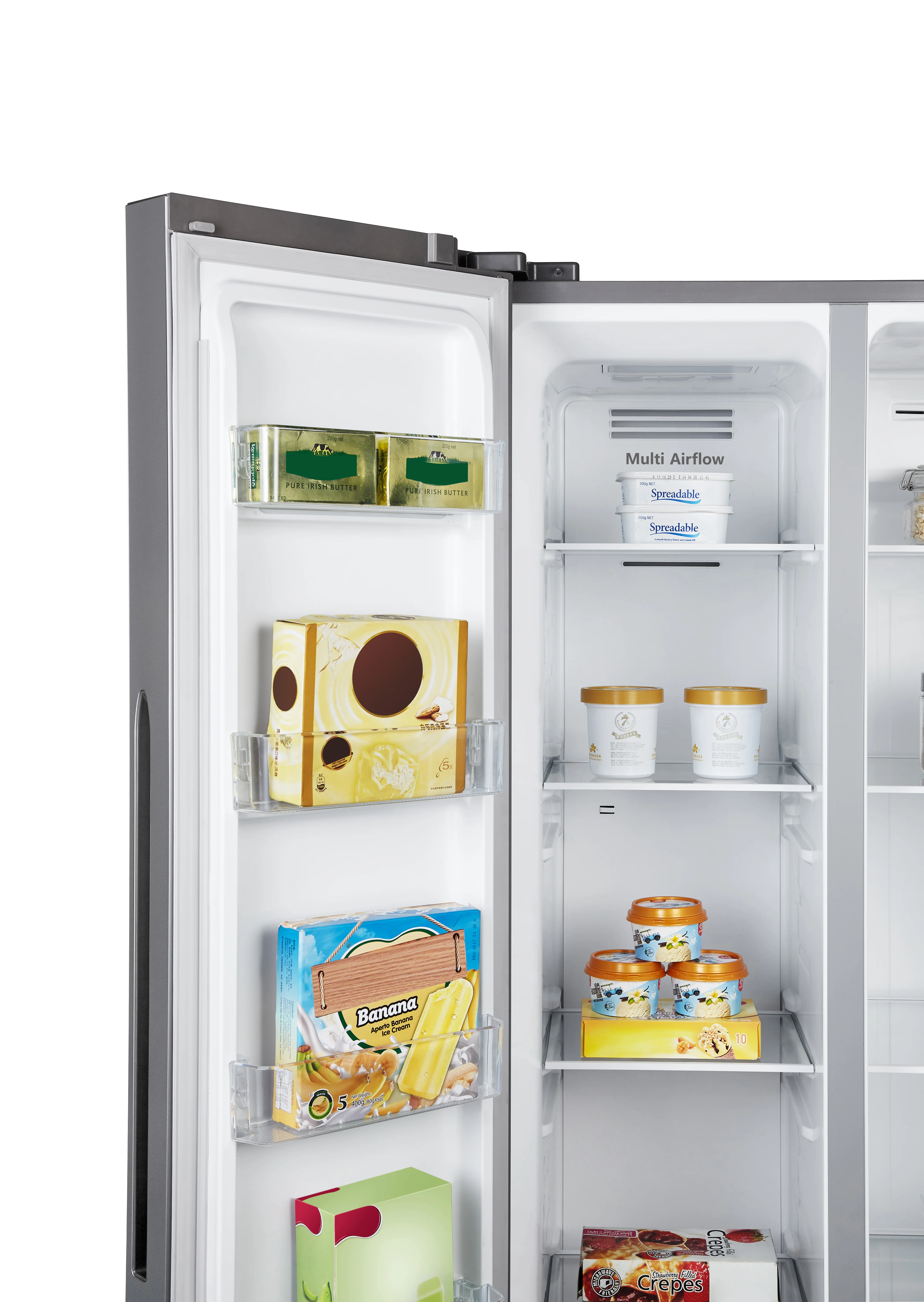 Refrigeradora Hisense RS3P428NEDA2 | Side by Side | 15.6 ft³ | Silver | Inverter - Image 4