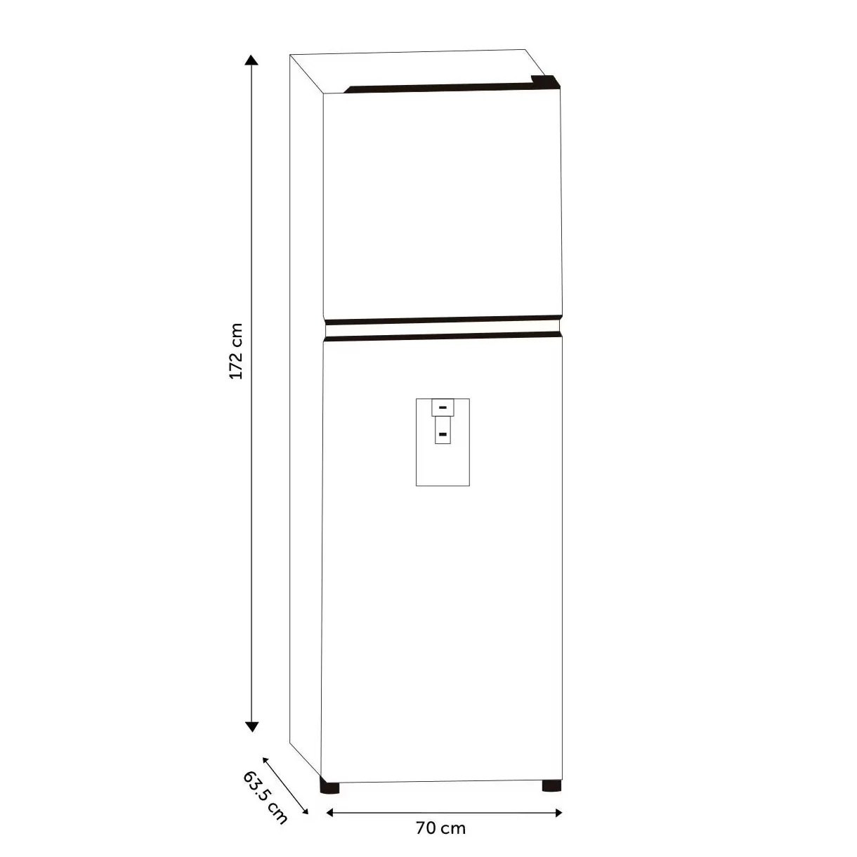 Refrigeradora Hisense RT14N6CDX | 13.5 Pies Cúbicos | Inverter | Top Mount - Image 5