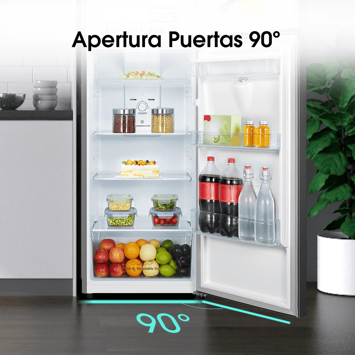 Refrigeradora Hisense RT1N250NMD | 8.8 pies cúbicos | Inverter | Top Mount | Dispensador de Agua - Image 7