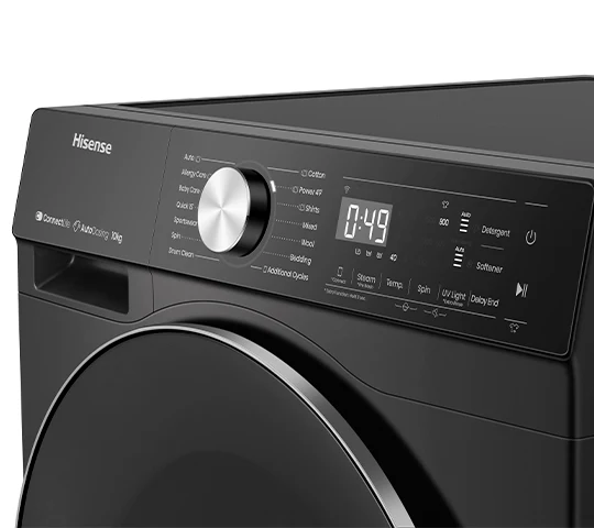 Lavadora y Secadora Hisense WD5S1545BB | 2 en 1 | Eléctrica | 15KG -10KG | Wi-Fi | Carga Frontal - Image 5
