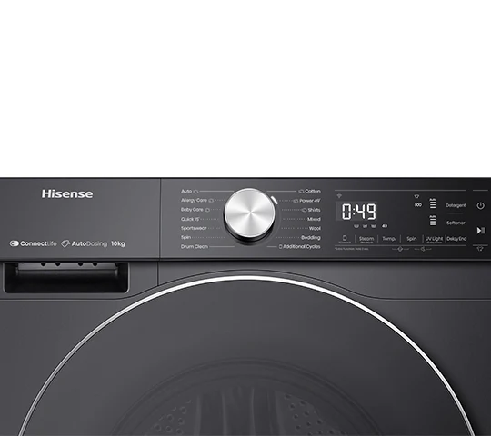 Lavadora y Secadora Hisense WD5S1545BB | 2 en 1 | Eléctrica | 15KG -10KG | Wi-Fi | Carga Frontal - Image 6