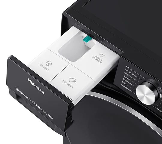 Lavadora y Secadora Hisense WD5S1545BB | 2 en 1 | Eléctrica | 15KG -10KG | Wi-Fi | Carga Frontal - Image 7