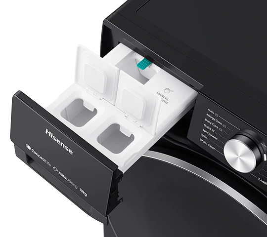 Lavadora y Secadora Hisense WD5S1545BB | 2 en 1 | Eléctrica | 15KG -10KG | Wi-Fi | Carga Frontal - Image 8