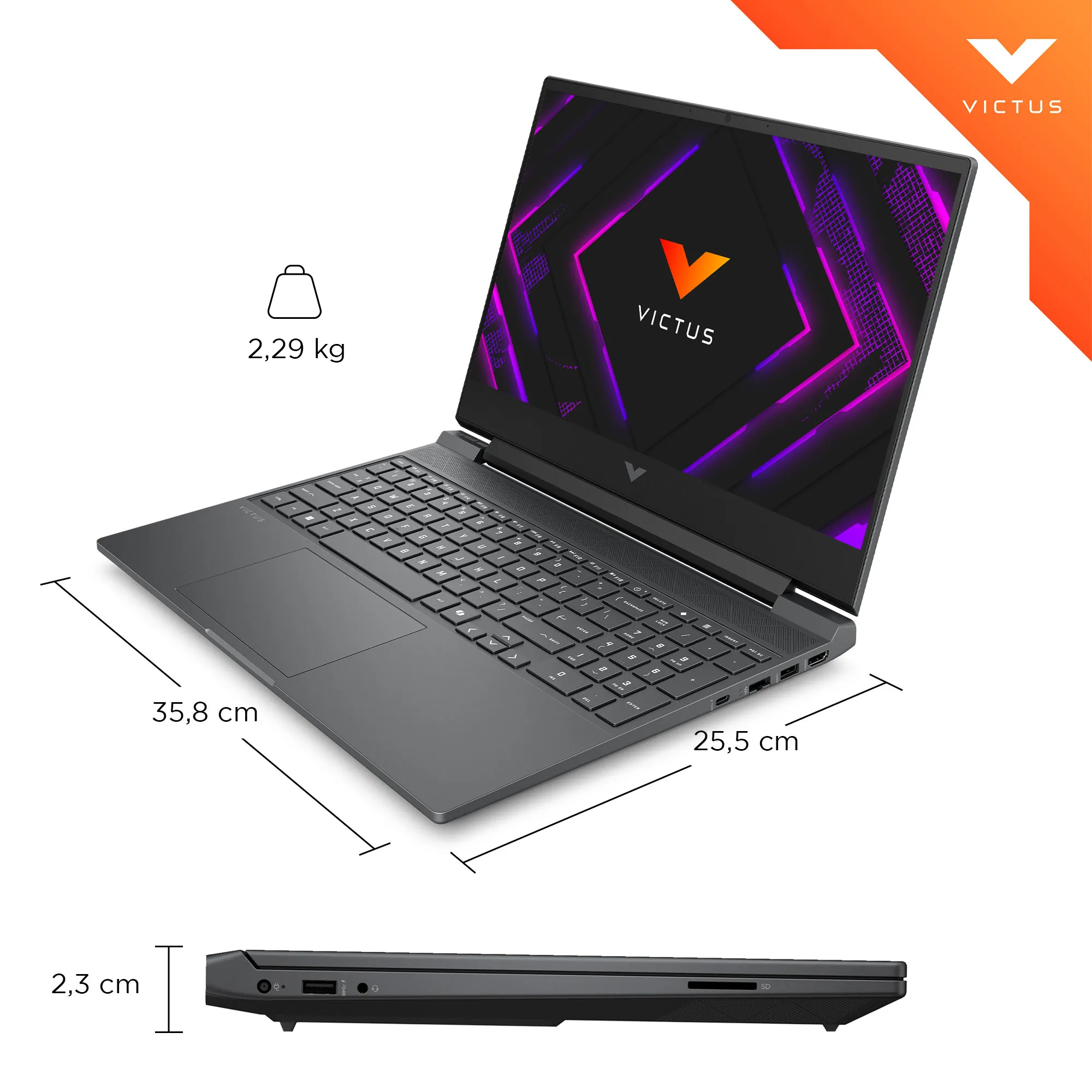 HP Victus 15-FA2014LA | Intel Core i5-13420H | 16GB RAM | 512GB SSD | 15.6" | GeForce RTX 3050 | Windows 11 Home - Image 13