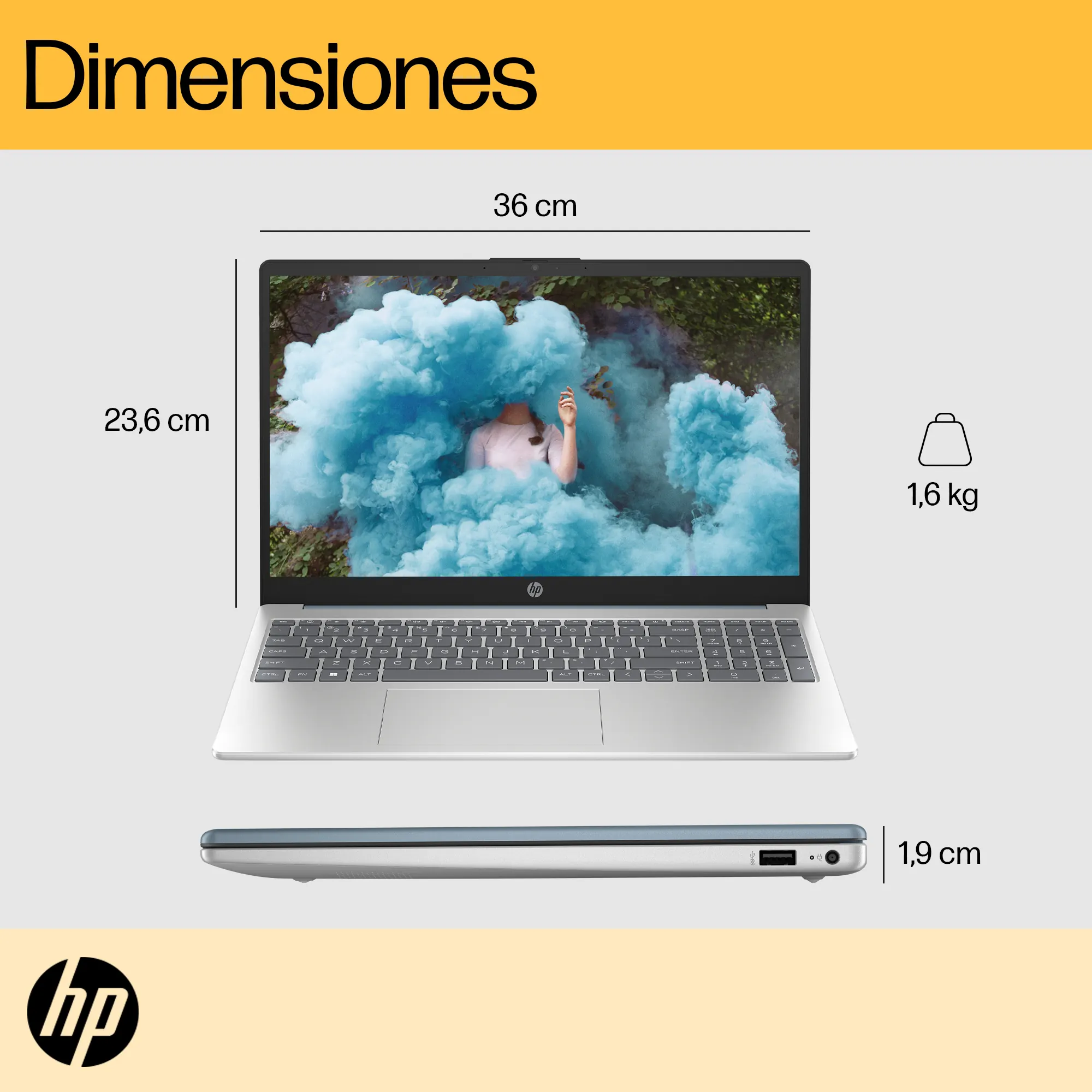 HP 15-FC0250LA | AMD Ryzen 5-7520U | 8GB RAM | 512GB SSD | 15.6" | Windows 11 Home - Image 21