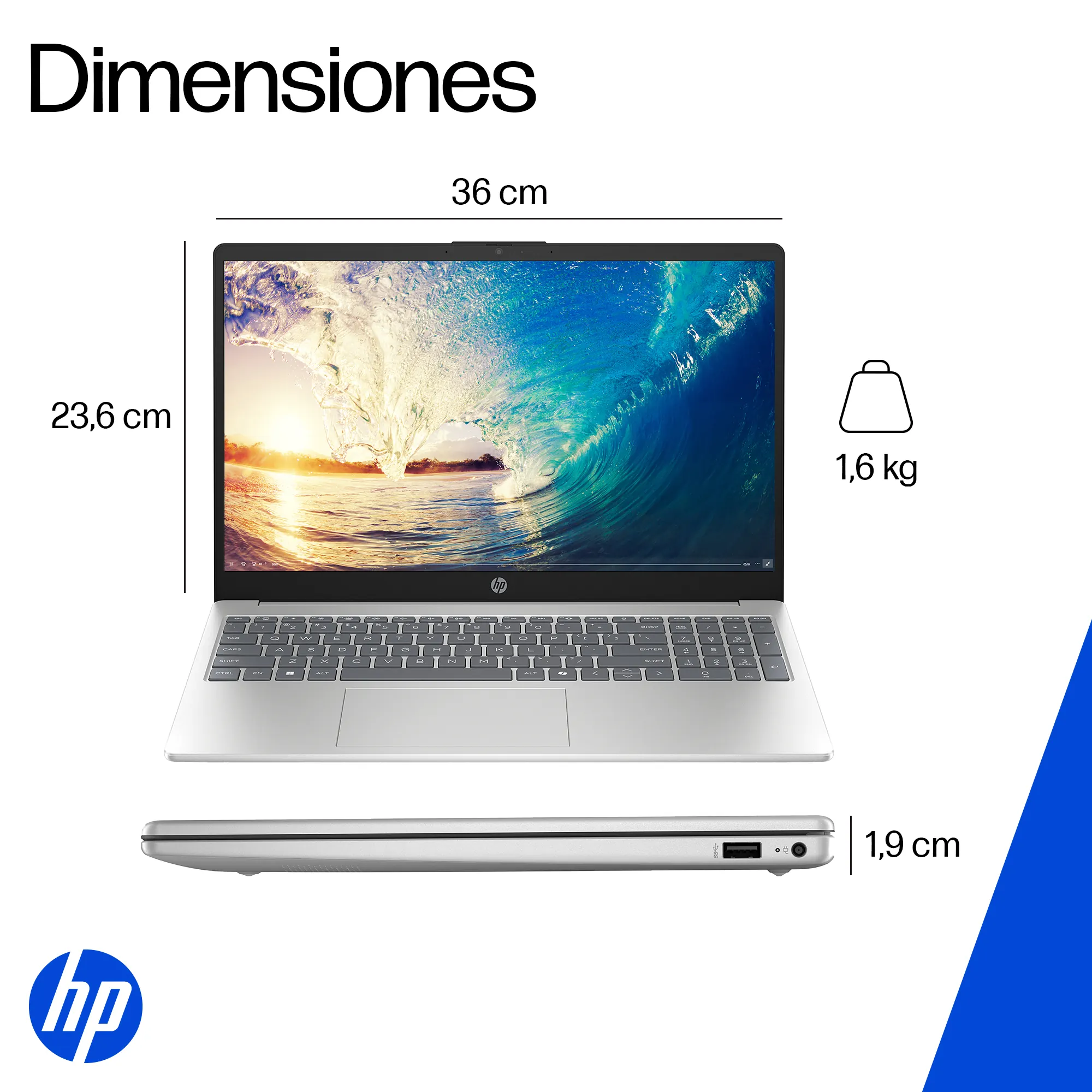 HP 15-FD0331LA | Intel Core 3-100U | 8GB RAM | 512GB SSD | 15.6" | Windows 11 Home - Image 11
