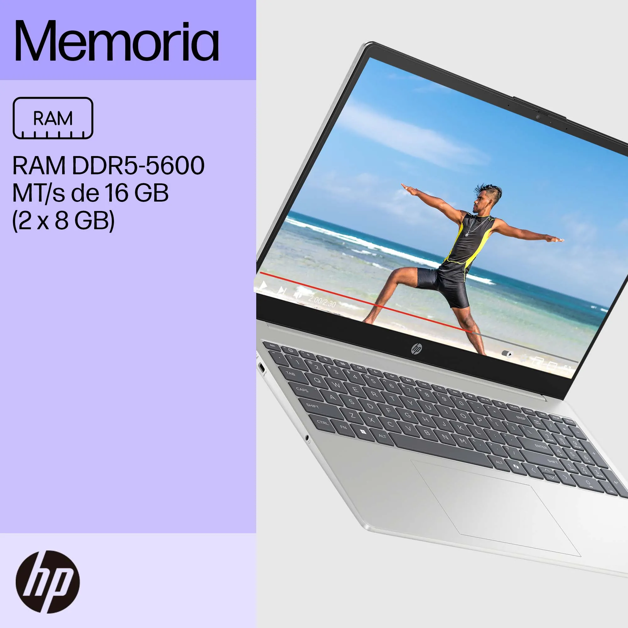 HP 15-FD1251LA | Intel Ultra 5-125H | 16GB RAM | 512GB SSD | 15.6" | Windows 11 - Image 10