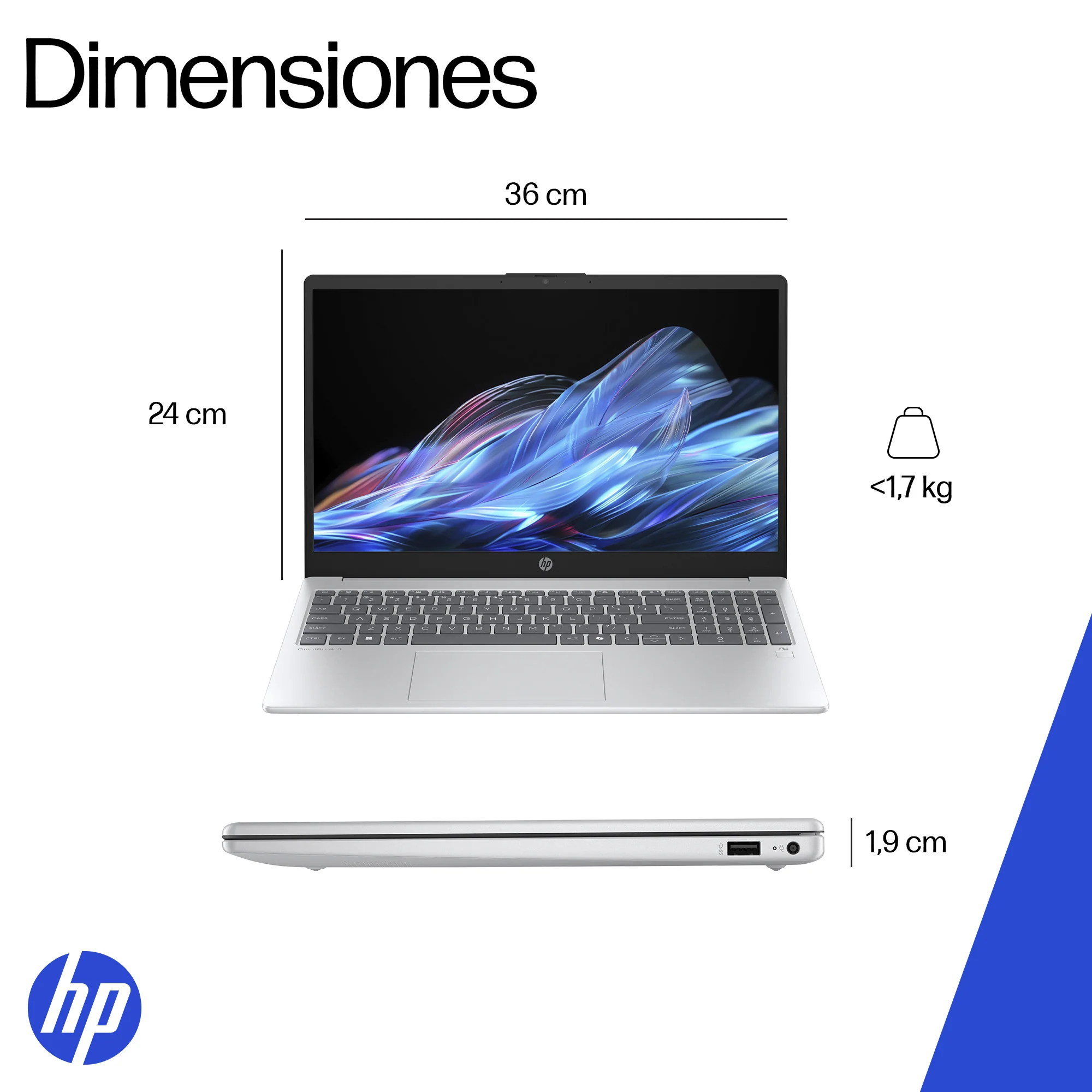 HP Omnibook 3 15-FN0051LA | AMD Ryzen AI 5 340 | 16GB RAM | 512GB SSD | 15.6" | Windows 11 Home - Image 14