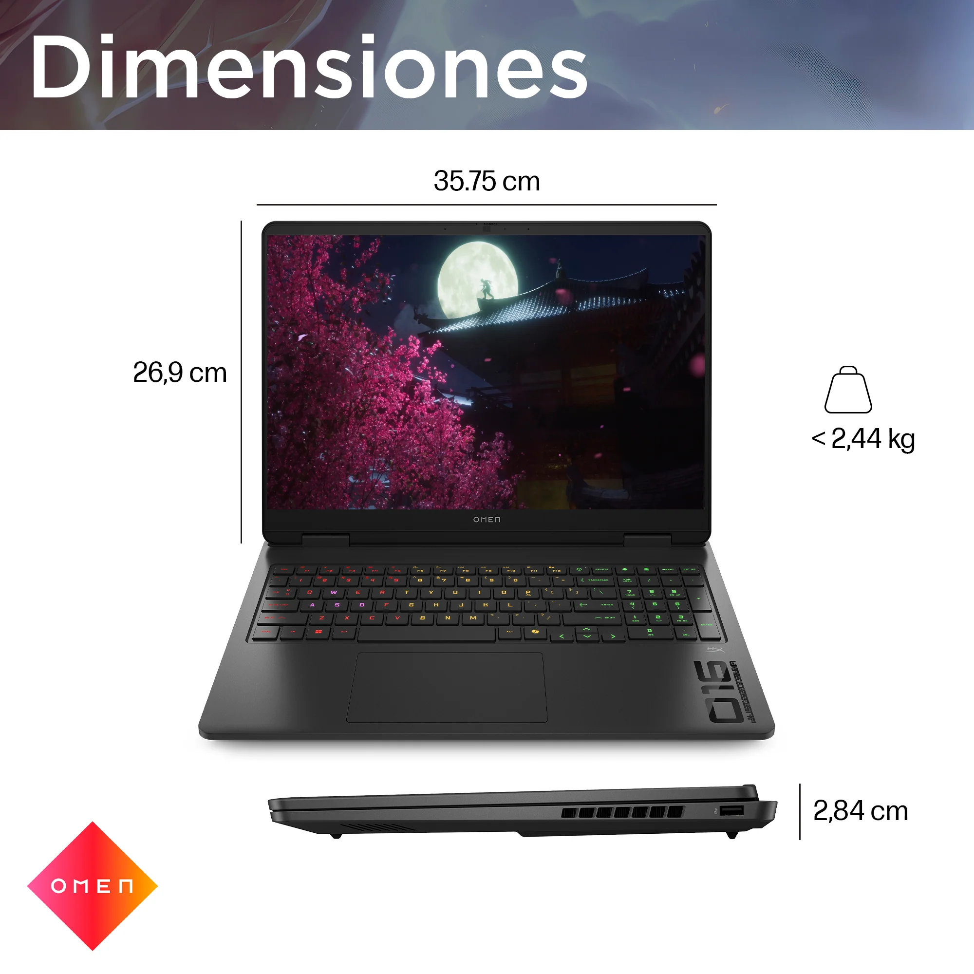 HP OMEN 16-AP0008LA | AMD Ryzen 9 8940HX | 24GB RAM | 1TB SSD | 16" | GeForce RTX 5060 | Windows 11 Home - Image 11