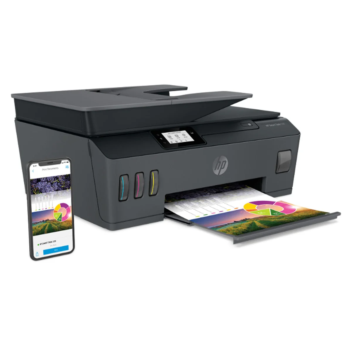 HP Smart Tank 530 | Multifuncional con ADF | Sistema de Tanque de Tinta | Wi-Fi - Image 3