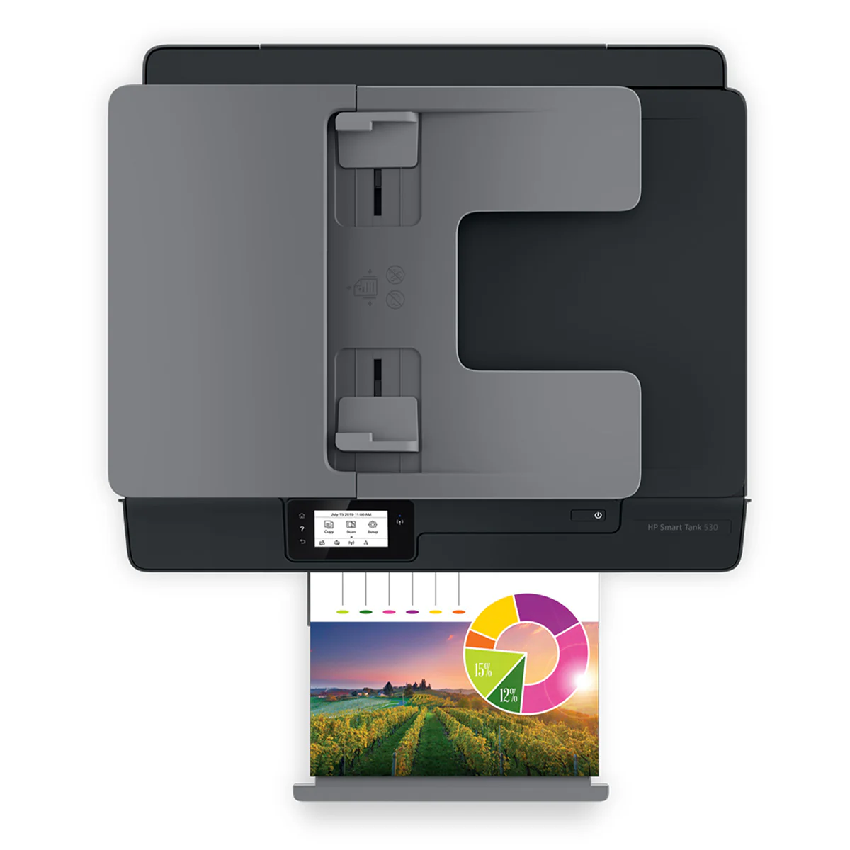 HP Smart Tank 530 | Multifuncional con ADF | Sistema de Tanque de Tinta | Wi-Fi - Image 4