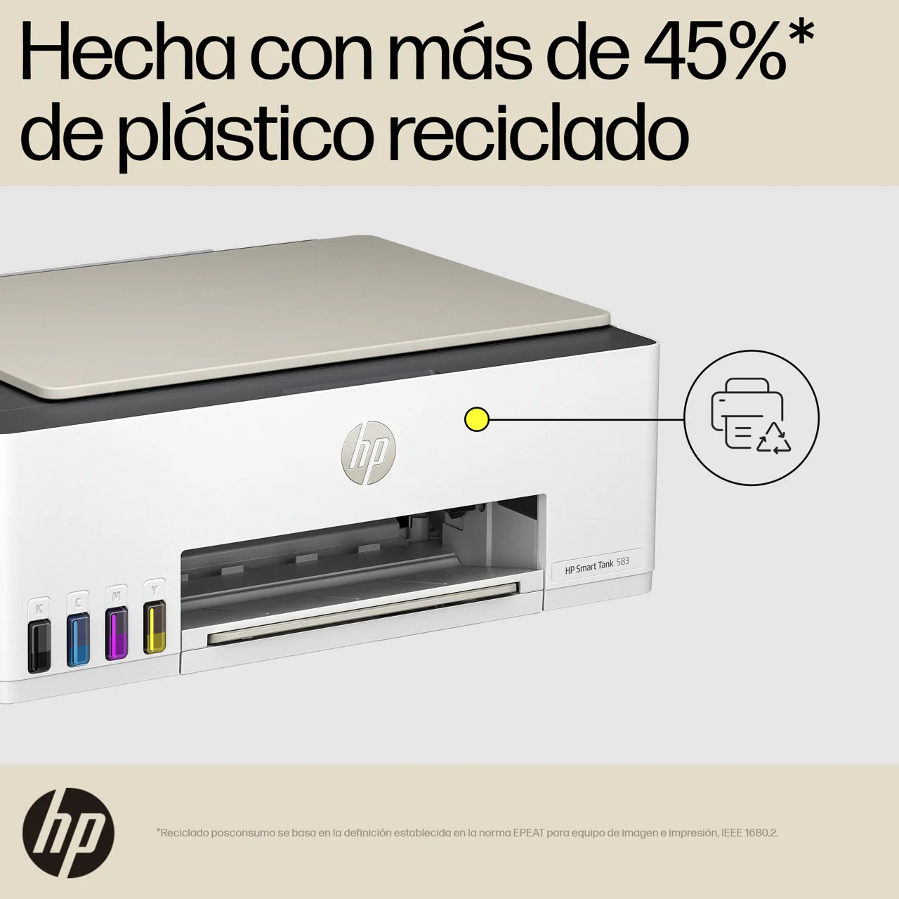 HP Smart Tank 583 | Multifuncional | Sistema de Tanque de Tinta | Wi-Fi - Image 17