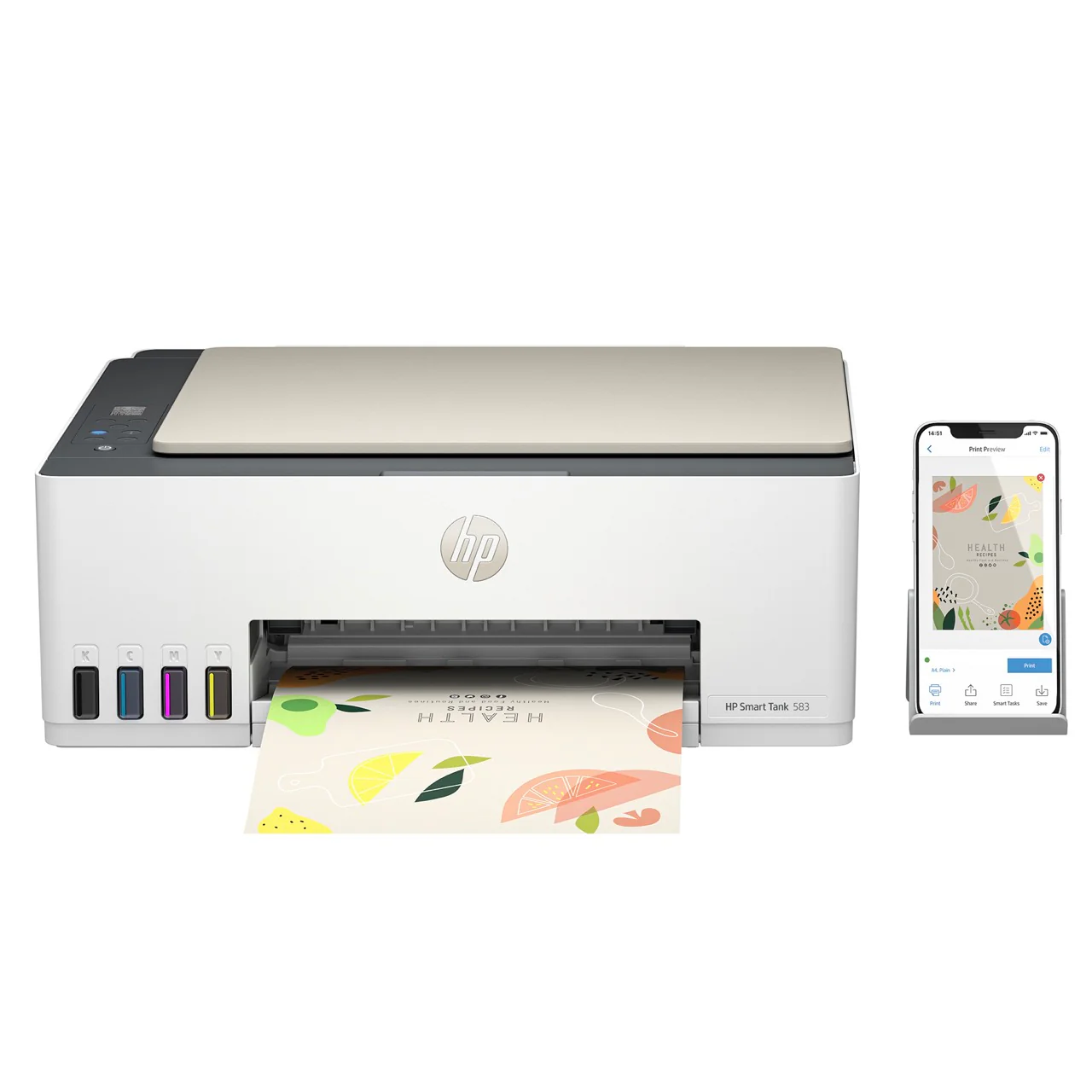 HP Smart Tank 583 | Multifuncional | Sistema de Tanque de Tinta | Wi-Fi - Image 7