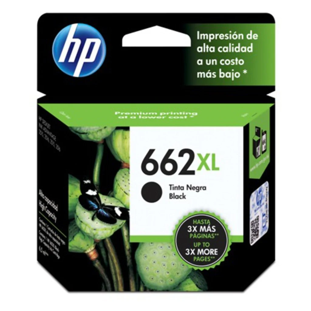 Tinta HP 662XL | Negro | Cartucho