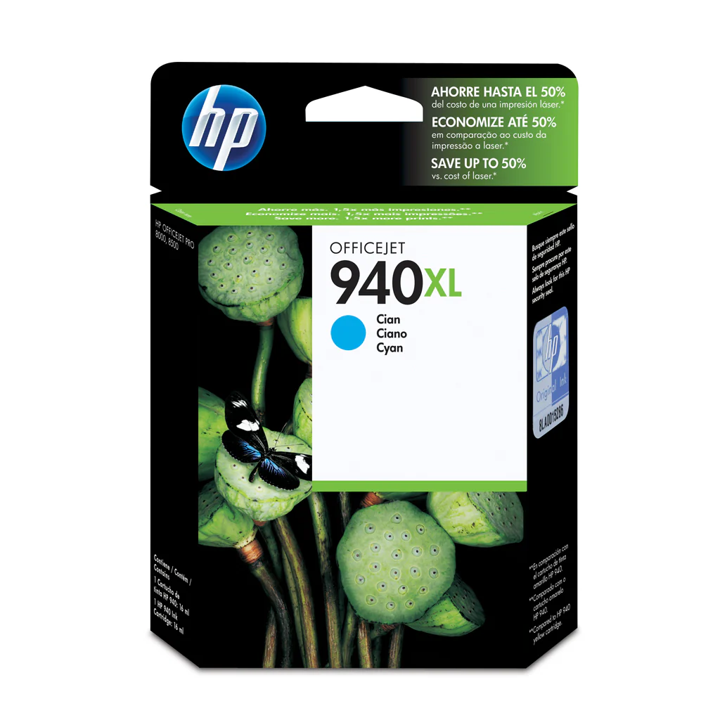 Tinta HP 940XL | Cian | Cartucho