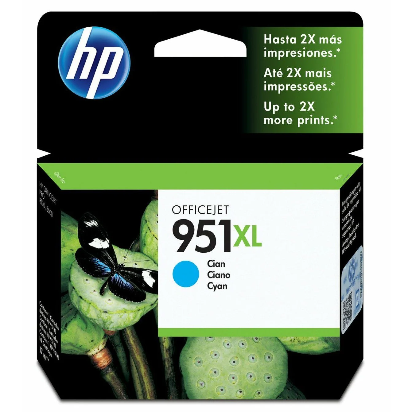 Tinta HP 951 XL | Cian | Cartucho
