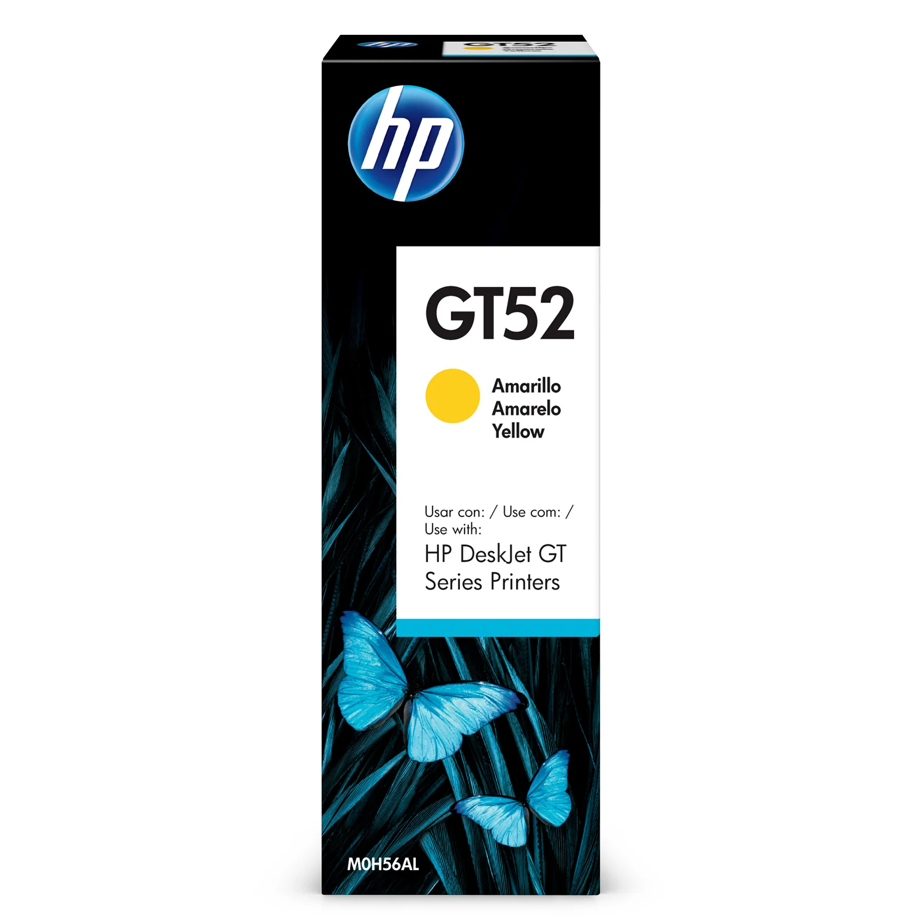 Tinta HP GT52 | Amarillo | Botella