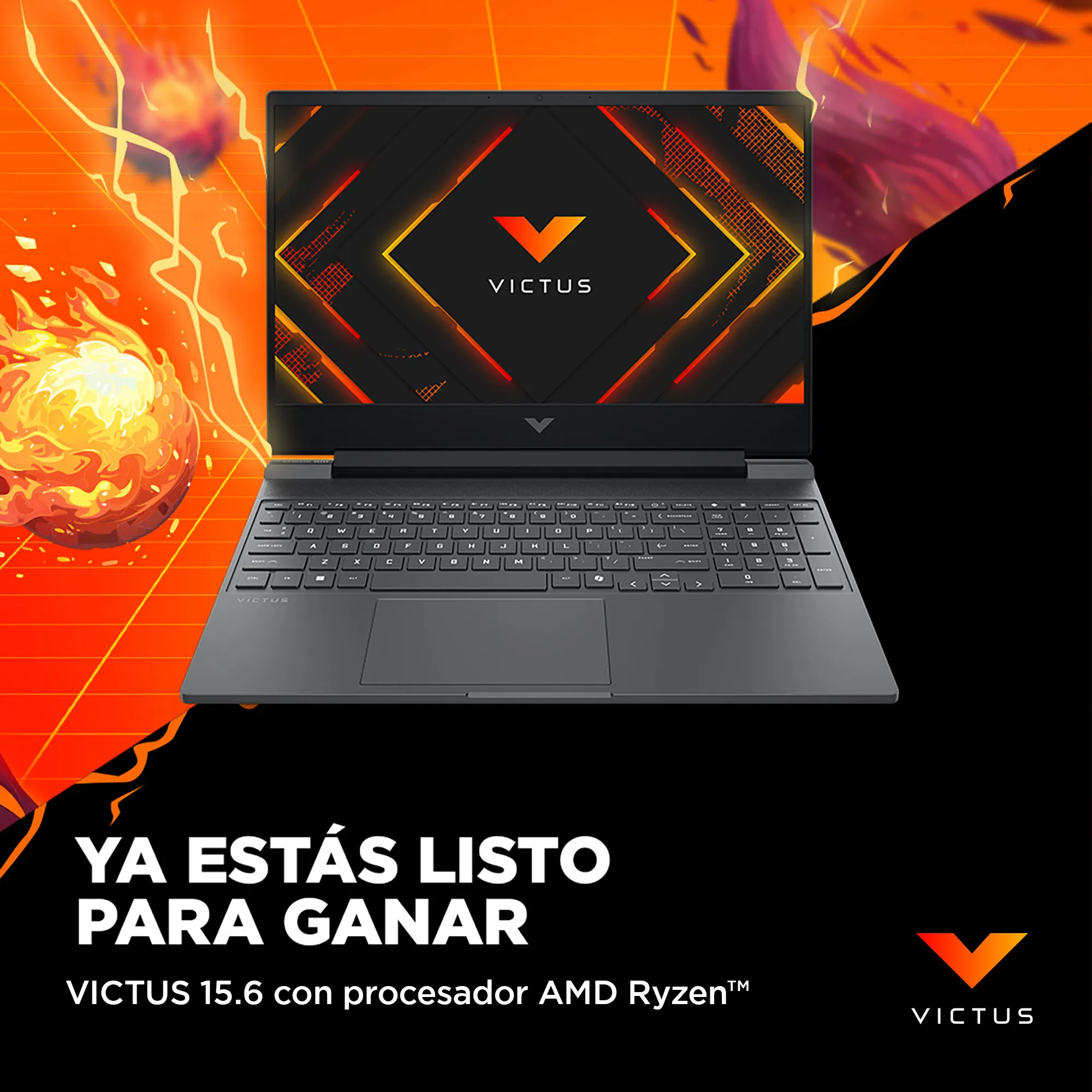 HP Victus 15-FB3021LA | AMD Ryzen 7 7445H | 16GB RAM | 512GB SSD | 15.6" | GeForce RTX 4050 | Windows 11 Home + Headset Hyper X Cloud III - Image 10