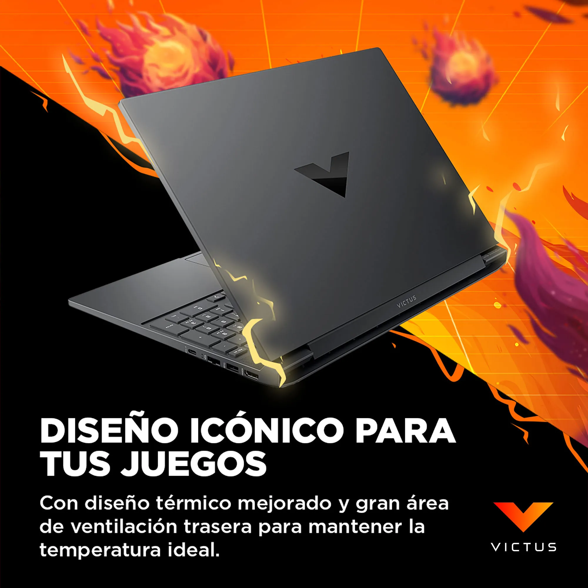 HP Victus 15-FB3021LA | AMD Ryzen 7 7445H | 16GB RAM | 512GB SSD | 15.6" | GeForce RTX 4050 | Windows 11 Home + Headset Hyper X Cloud III - Image 12