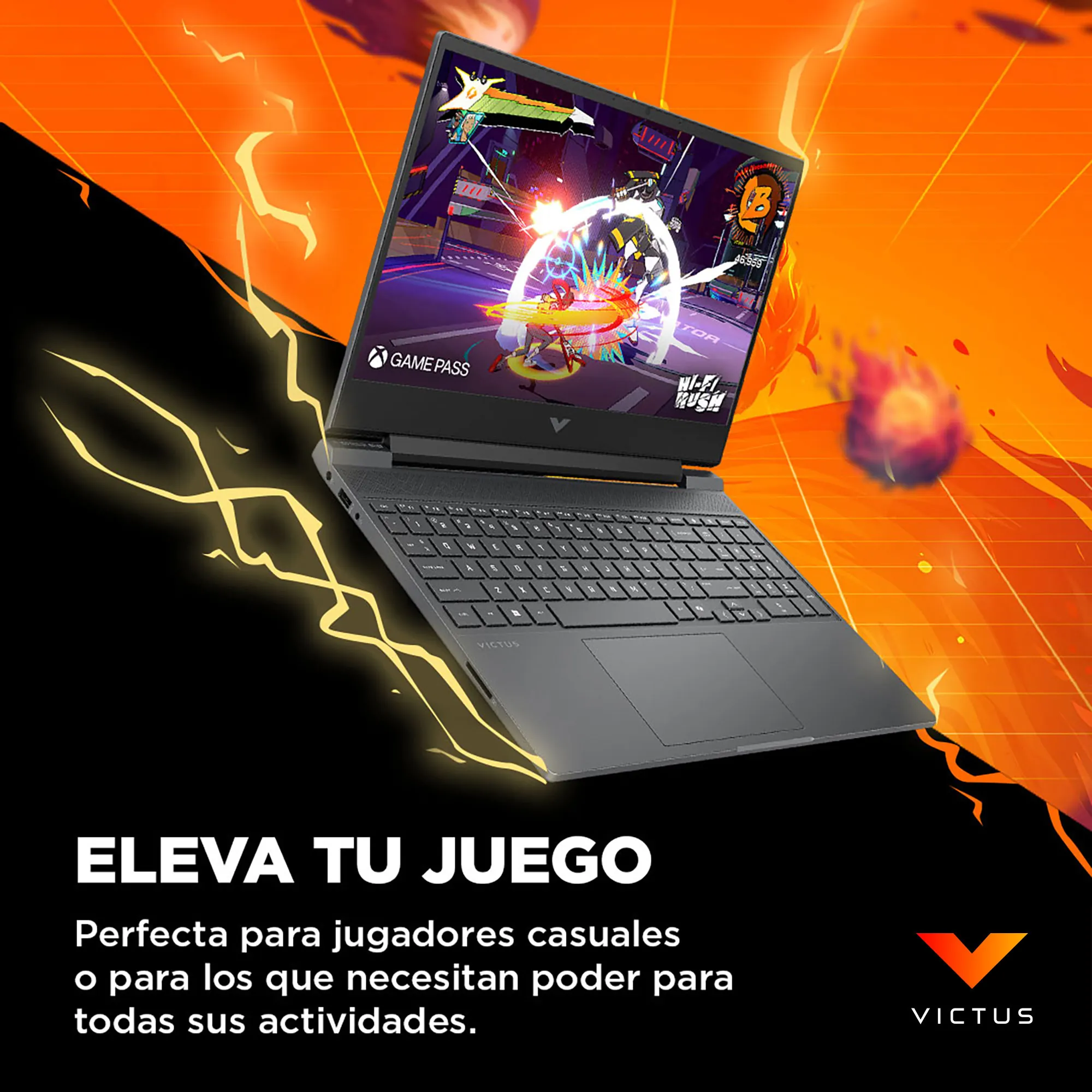 HP Victus 15-FB3021LA | AMD Ryzen 7 7445H | 16GB RAM | 512GB SSD | 15.6" | GeForce RTX 4050 | Windows 11 Home + Headset Hyper X Cloud III - Image 14