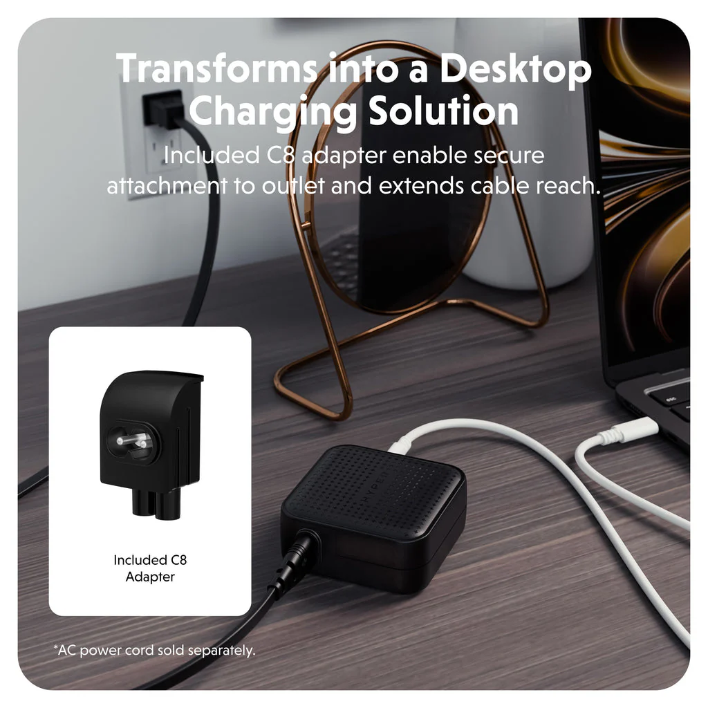 Cargador de Pared Hyper HJ1003BKWWGL | 3 puertos USB-C | 70W - Image 5