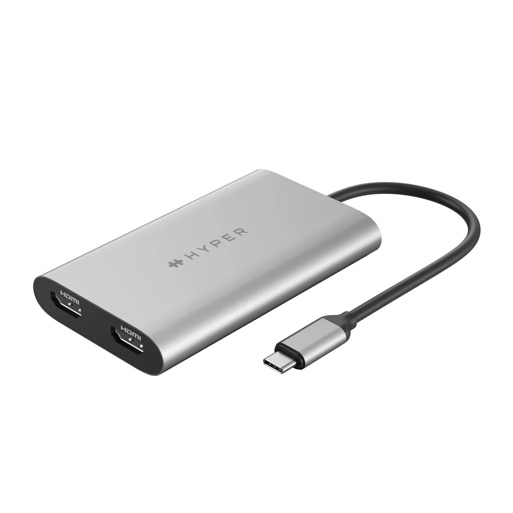 Adaptador Multipuertos Hyper HDM1 | 2 en 1 | HDMI | USB-C