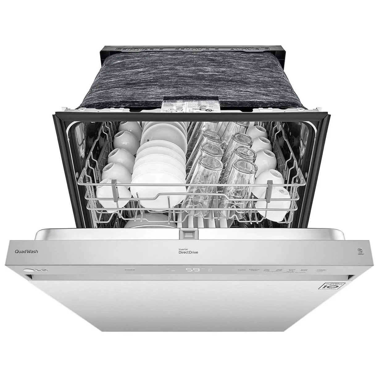 Lavaplatos Inverter LG LDFN3432T | 24" | Acero Inoxidable - Image 7