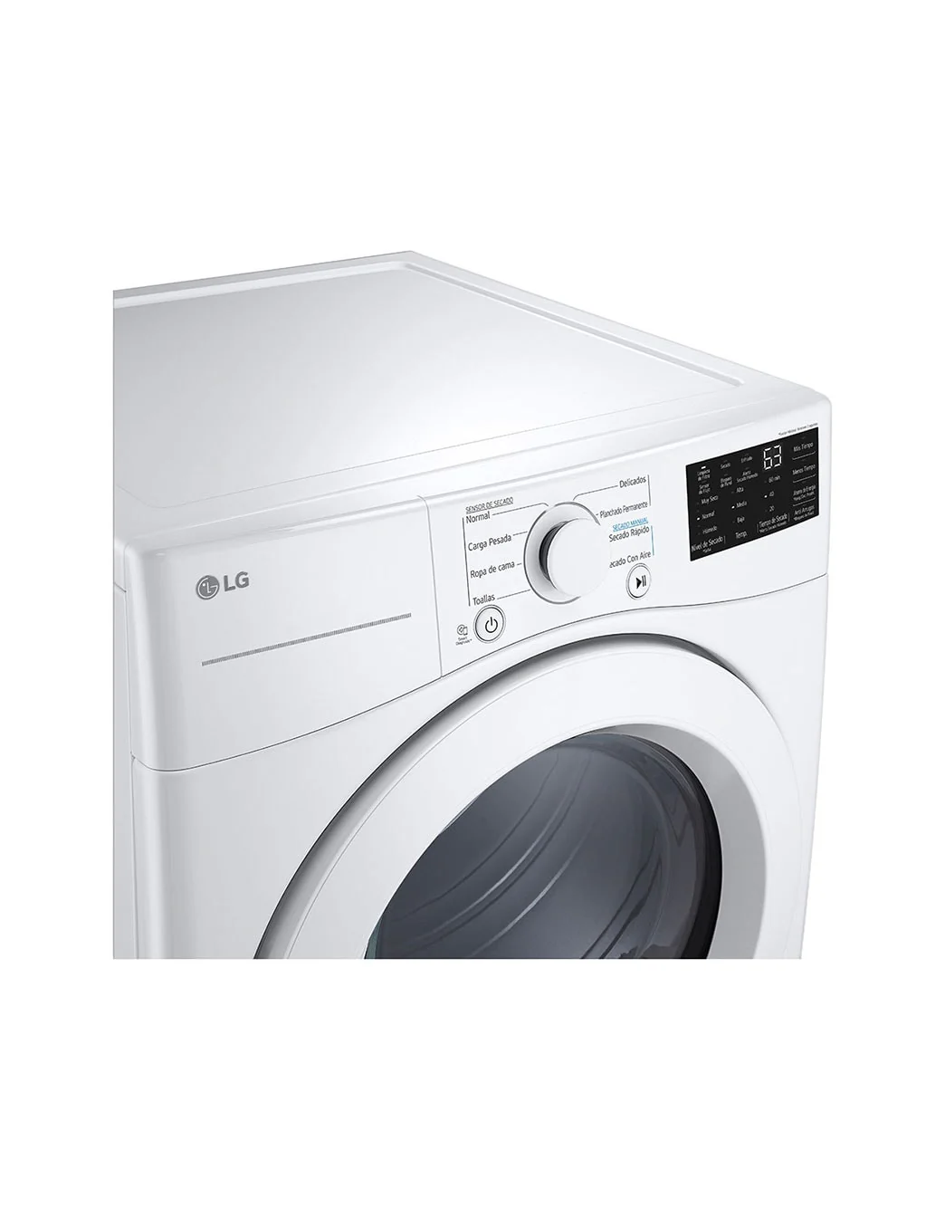 Secadora LG DF50WV2S6W | Gas | 22kg | Carga Frontal - Image 3