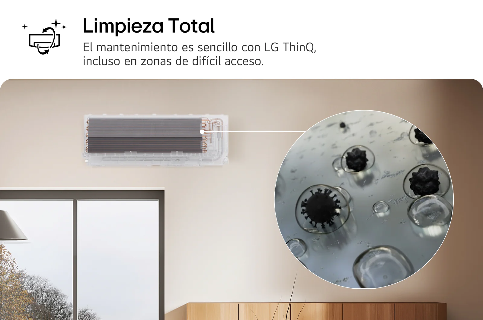 Aire Acondicionado LG DUALCOOL VF242C31 | Inverter | 24000 BTU | ThinQ | Wi-Fi - Image 6