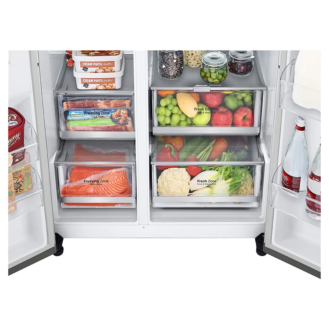 Refrigeradora LG Instaview VS25XHWC | 24 Pies Cúbicos | Side By Side | Instaview - Image 4