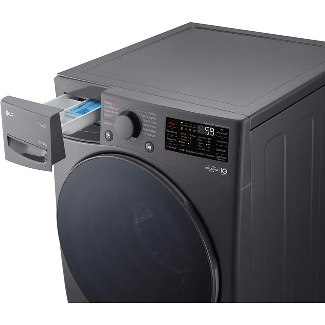 Lavadora y Secadora LG WD16MG2S6P | Eléctrica | 16Kg | Carga Frontal - Image 7
